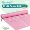 PerkHomy Light Pink Kraft Paper Roll 17.5" x 960" (80') for Gift Wrapping Bouquet Flower Art Painting Craft Writing Packaging Shipping 80GSM 55LB (Light Pink, 17.5" x 80') view 2