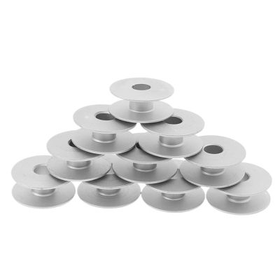 BMDQ Metal Bobbins for Sewing Machine10pcs 21mm Industrial Aluminum Bobbins for Sewing Machine Tools, One size