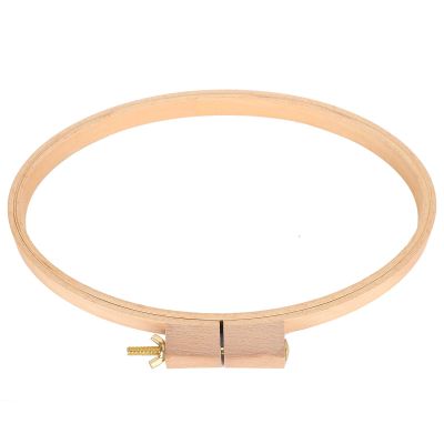 WGFOIP Wood Embroidery Hoop Horizontal Oval Frame, Stitch Supplies Easy Assemble and Store Suitable Lazy Embroidery Lovers