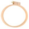WGFOIP Wood Embroidery Hoop Horizontal Oval Frame, Stitch Supplies Easy Assemble and Store Suitable Lazy Embroidery Lovers view 4
