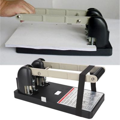 POYHKFD Manual Labor Saving 2 Hole Paper Puncher, Heavy Duty 2 Hole Puncher 150 Sheet, 150 Sheet Capacity Hole Puncher, Two Hole Punching Tool Desktop Hole Punch for Office School Supplies