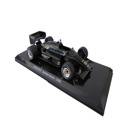 - 1/24 Model car Formula 1 Compatible with Lotus 97T #12 Ayrton Senna Winner Portugal GP Formula 1 1985 - OR062