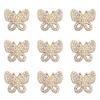 30PCS Alloy Rhinestone Butterfly Embellishment Stickers Handmade Hair Accessories Sneakers, Clothes, Party Decorations Gift Box DressRhinestone Alloy Appliques Decorative Home Decor (Gold) view 1