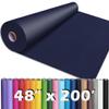 PerkHomy 48" x 2,400" (200') Navy Blue Kraft Paper Roll for Craft Bulletin Board Paper Art Table Covering Crafting Gift Wrapping Bouquet Packing Parcel 80GSM 55LB (Navy Blue, 48" x 200') view 1