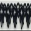 BBTRIMSANDRIBBON 5/8"" Scalloped Gimp Sewing Braid Trim - 12 Yards - Colors Available! (Black), 014376 view 1