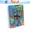 Disney Stitch Sketchbook for Kids with Colored Pencils, Pencil Sharpener, Eraser, Spiral Bound, Blue view 2