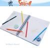 Disney Stitch Sketchbook for Kids with Colored Pencils, Pencil Sharpener, Eraser, Spiral Bound, Blue view 4