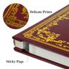 Vienrose Large Self-Adhesive Photo Album, Artificial Leather Scrapbook Album for 4x6 5x7 3x5 8x10 Photos, 10.63"x11.02" Vintage Memory Book DIY 60 Pages with with A Metallic Pen, Red view 2