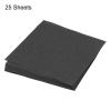 MECCANIXITY 25 Sheet Origami Paper Double Sided Black 4x4 Inch Square Sheet for Art Craft Project, Beginners, Gifts Decor view 3