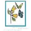 Sizzix A5 Clear Stamps Set w/Stencil Cosmopolitan, Farfallina by Stacey Park view 1