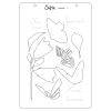 Sizzix A5 Clear Stamps Set w/Stencil Cosmopolitan, Farfallina by Stacey Park view 3