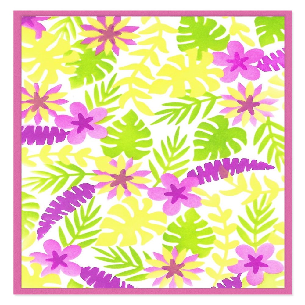 Sizzix Layered Stencils Its a Jungle Out There by Catherine Pooler