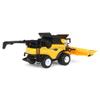 Agriculture New Holland CR8.90 Combine with Corn & Grain Heads, 1/64 Scale, Yellow, Adult Collectible, Farm Equipment, Combine, Tractor, 8in L x 3in W x 3in H view 3