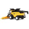 Agriculture New Holland CR8.90 Combine with Corn & Grain Heads, 1/64 Scale, Yellow, Adult Collectible, Farm Equipment, Combine, Tractor, 8in L x 3in W x 3in H view 4