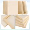 Aodaer 8 Pack Wood Panels 5 x 7 Inch Wooden Panels Canvas Unfinished Craft Wood Boards Panels for Art Crafts Acrylic and Oil Painting Pouring DIY Projects view 3