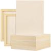 Aodaer 8 Pack Wood Panels 8 x 10 Inch Wooden Panels Canvas Unfinished Craft Wood Boards Panels for Art Crafts Acrylic and Oil Painting Pouring DIY Projects view 1