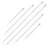 Mikovivi 6pcs Necklace Extender Chains, 3 Inch 5 Inch 7 Inch Stainless Steel Jewelry Extenders Lobster Clasp Bracelet Extender Chain Extender for Jewelry Necklace Bracelet Anklet (Silver) view 1