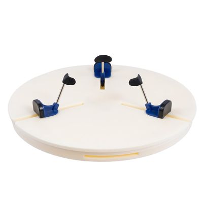 Portable Pottery Machine Turntable Clamp,Sculpting Clamp Ceramic Trimming Tools Repair Tools for Ceramic Beginners Professionals