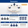 Portable Pottery Machine Turntable Clamp,Sculpting Clamp Ceramic Trimming Tools Repair Tools for Ceramic Beginners Professionals view 4