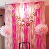 PIGETALE Crepe Paper Streamers 4 Rolls 328ft, Pack of Metallic Rose Gold, Pink, Dusty Pink Party Streamers for Birthday Wedding Bachelorette Baby Bridal Shower Party Decorations (1.8Inch x 82Ft/Roll) view 2