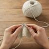 2-Pack Cashmere and Extra-fine Merino Wool Luxury Yarns for Hand Knitting and Crocheting, Made in Italy, 3.56oz / 436 yd (Ivory - 1001, 2) view 3