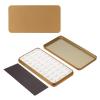 PATIKIL Empty Watercolor Palette, Metal Watercolor Tin with 40pcs Half Pans and Magnetic Sticker Paint Case with Lid Paint Box for Travel Gouache, Rose Gold view 1