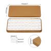 PATIKIL Empty Watercolor Palette, Metal Watercolor Tin with 40pcs Half Pans and Magnetic Sticker Paint Case with Lid Paint Box for Travel Gouache, Rose Gold view 2