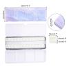 PATIKIL Empty Watercolor Palette, Metal Watercolor Tin with 26pcs Half Pans Paint Case with Lid Paint Box for Travel Gouache Oil Painting, Pink Purple view 2