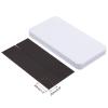 PATIKIL Empty Watercolor Palette, Metal Watercolor Tin with 20pcs Half Pans and Magnetic Sticker Paint Case with Lid Paint Box for Travel Gouache, White view 3
