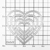 DzIxY Heart Shape Lace Metal Cutting Dies for Card Making Kit Embossing Paper Die Cuts Set Scrapbook Stencils Supplies Machine Templates view 4