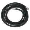 uxcell Rhinestone Tube Rope, 138cm Round Bling Diamond Tube String for DIY Hoodie Drawstring Sweatpants Belt Garment Accessories,Black Mesh Dark Green view 1