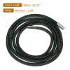 uxcell Rhinestone Tube Rope, 138cm Round Bling Diamond Tube String for DIY Hoodie Drawstring Sweatpants Belt Garment Accessories,Black Mesh Dark Green view 2