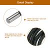 uxcell Rhinestone Tube Rope, 138cm Round Bling Diamond Tube String for DIY Hoodie Drawstring Sweatpants Belt Garment Accessories,Black Mesh Dark Green view 3