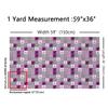 Feelyou Volleyball Upholstery Fabric for Chairs 3 Yards Girls Volleyball Upholstery Fabric for Chairs Sport Game Fabric by The Yard Ball Purple Soft Flannel Decorative Fabric view 2