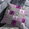 Feelyou Volleyball Upholstery Fabric for Chairs 3 Yards Girls Volleyball Upholstery Fabric for Chairs Sport Game Fabric by The Yard Ball Purple Soft Flannel Decorative Fabric view 4