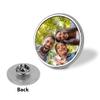 Custom Buttons Bulk 1-100 PCS Personalized Photo Pins Add Your Text Logo Clothing Accessory Badge for Hat Backpack Lapel for Men Women Wedding Party, 3 Shapes Available, Round view 2