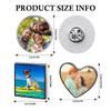 Custom Buttons Bulk 1-100 PCS Personalized Photo Pins Add Your Text Logo Clothing Accessory Badge for Hat Backpack Lapel for Men Women Wedding Party, 3 Shapes Available, Round view 3