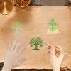 CRASPIRE Tree of Life Clear Stamps Plant Moon Sun Reusable Postmark Transparent Silicone Stamp Seals for Journaling Card Making Decor DIY Scrapbooking Film Frame Photo Album Decorative view 4