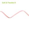 uxcell 10 Yards Faux Leather Suede Cord with Rivet, 5mm Studded Microfiber Leather String Rope for DIY Making Necklaces, Bracelets (Pink) view 4