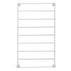 White Metal Stowels Display Rack with 9 Cross Bar, Wall Mounted Craft Ribbon Organizers Shelf for Wrapping Paper (Size : 70x120cm/27.6x47.2in) view 1