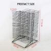 DIFN Clothes Rack Mobile Art Clothes Rack, 50-Layer Clothes Rack Art Studio, Educational Product Clothes Rack, Space Saving Rack (for A3 Artwork/Paintings) view 2