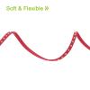 uxcell 10 Yards Faux Leather Suede Cord with Rivet, 5mm Studded Microfiber Leather String Rope for DIY Making Necklaces, Bracelets (Red) view 4