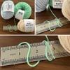 HobbyMia Baby Cotton Blend Yarn Soft Sport Weight Yarn for Crochet & Amigurumi - 50g/180yds - 60% Cotton 40% Acrylic - Ideal for Baby & Knitting Proj.(Max White, 1 Ball) view 3