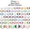 HobbyMia Baby Cotton Blend Yarn Soft Sport Weight Yarn for Crochet & Amigurumi - 50g/180yds - 60% Cotton 40% Acrylic - Ideal for Baby & Knitting Proj.(Max White, 1 Ball) view 4