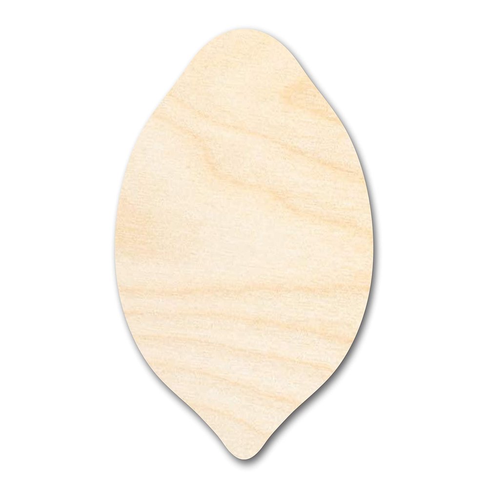 Unfinished Wood Lemon Shape | Summer | Fruit | Lemonade | Craft Cutout | up to 46" DIY 12" / 1"