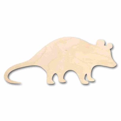 Unfinished Wood Possum Shape Animal Wildlife Craft up to 46" DIY 18" / 1"