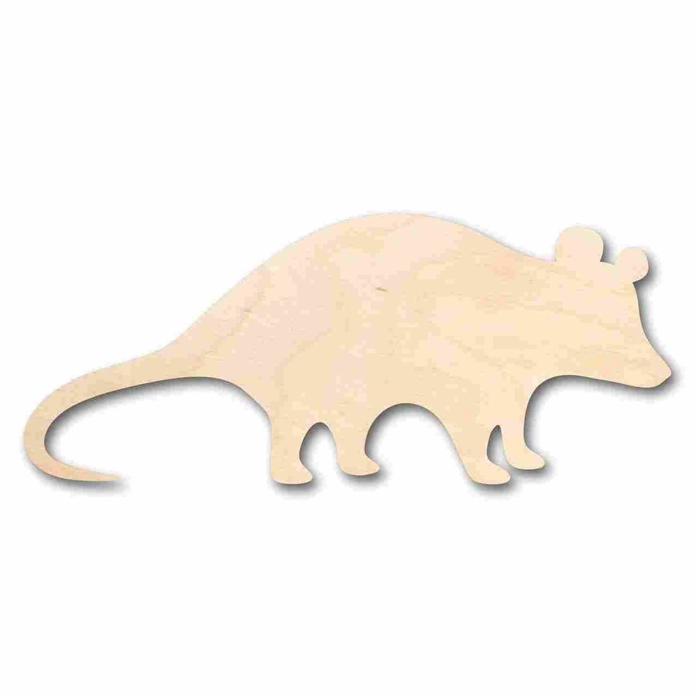 Unfinished Wood Possum Shape Animal Wildlife Craft up to 46" DIY 18" / 1"
