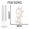 Unfinished Wood Vine Shape Plant Craft up to 46" DIY 12" / 1" view 2