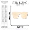 Unfinished Wood Sunglasses Silhouette | DIY Summer Craft Cutout | up to 46" DIY 16" / 1" view 2