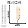Unfinished Wood Large Feather Shape Craft up to 46" DIY 24" / 1" view 2